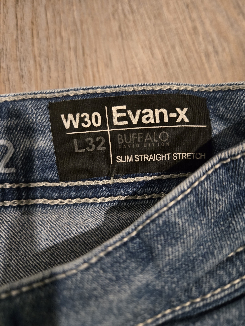 Buffalo David Bitton Slim Straight Light Wash Jeans - Picture 7 of 10